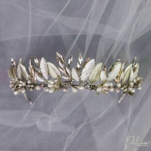 Tiara de Novia Azahares Perlizados Zirconias – ISLANDIA