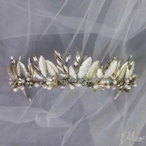 Tiara de Novia Azahares Perlizados Zirconias – ISLANDIA