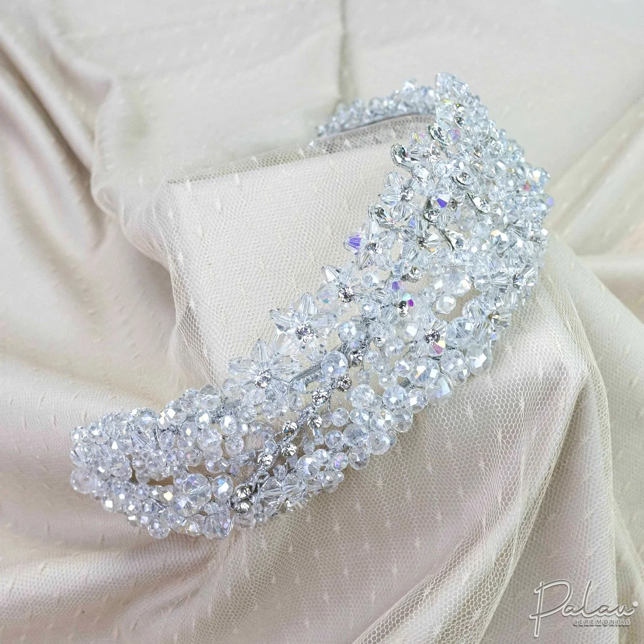 Tiara de Novia Cristal Checo Centros de Zirconias - SENEGAL - Imagen 3