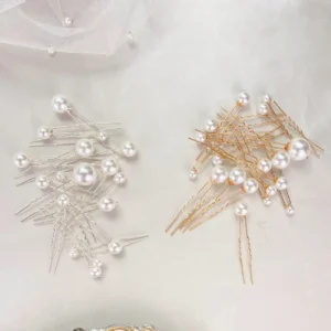 Tocado de Novia Horquillas de Perlas – HORQUILLAS PERLA