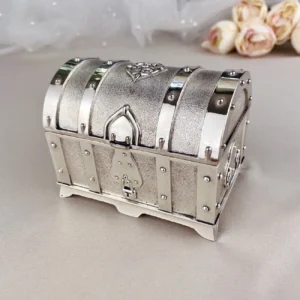 Baúl para Arras de Boda Clásico Plata
