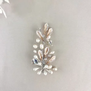 Boutonniere Novio Azahares Perlizados con Zirconias – 1120