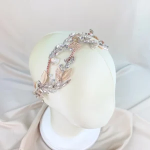 Diadema Para Novia Zirconias Cristal Encasquillado – FLORENCIA