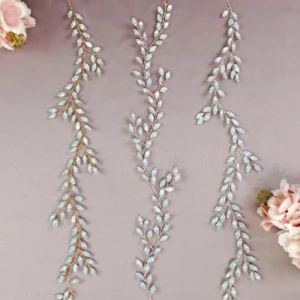 GGuía de Novia Navettes de Zirconias Color Ópalo – MALTA