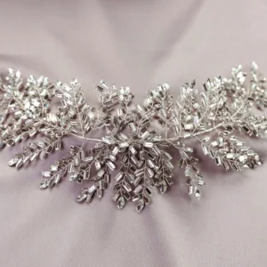 Guía doble de novia de zirconias corte baguette – MALASIA