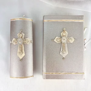 Juego de Cirio y Biblia para Boda – ESPIRITU SANTO