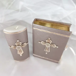 Juego de Cirio y Biblia para Boda – ESPIRITU SANTO