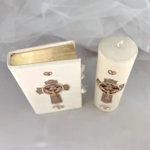 Juego de Cirio y Biblia para Boda – PIEDAD