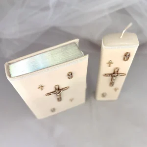 Juego de Cirio y Biblia para Boda  – SALVADOR