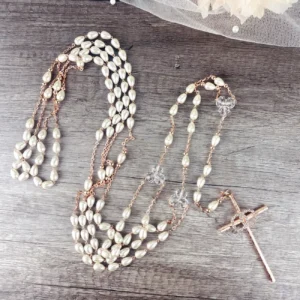 Lazo de Boda con Perlas de Gota