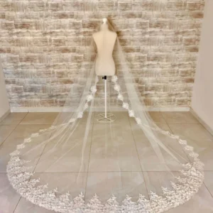 Mantilla De Novia De Encaje Italiano – FILIPINAS