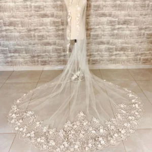 Mantilla De Novia De Encaje Italiano - MONTECARLO