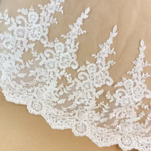 Mantilla De Novia De Encaje Italiano - FIRUZE