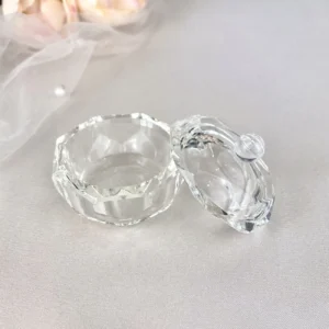 Porta Arras de Boda Cristal Cortado Redondo