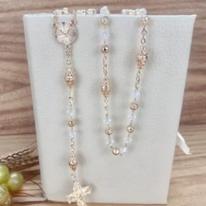 Rosario de Cristal Filigrana – ORO