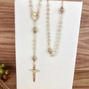 Rosario de Cristal Rombo – HONEY