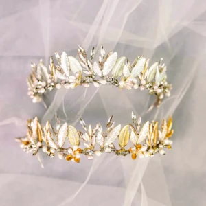 Tiara de Novia Azahares Perlizados Zirconias – ISLANDIA