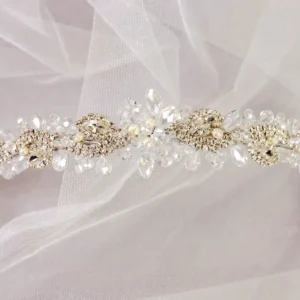 Tiara de Novia Incrustaciones Joyería Cristal Checo – TOULUSE