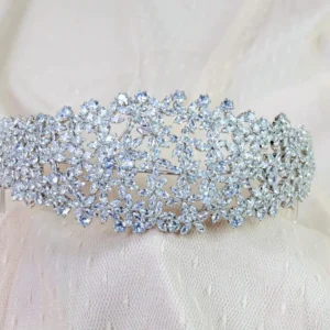 Tiara de Novia Navettes de Zirconias – GRECIA 1