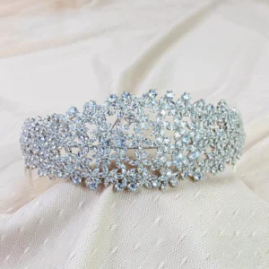 Tiara de Novia Navettes de Zirconias – GRECIA 1