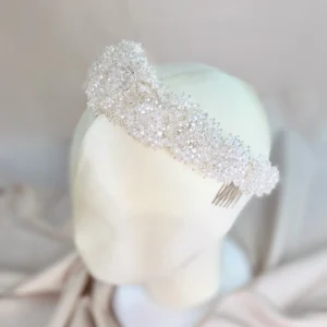 Tiara de Novia Perlitas y/o Cristal Checo – DENVER