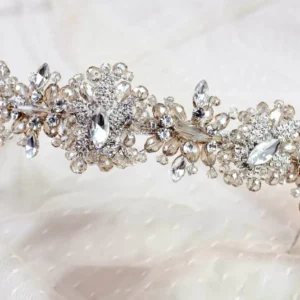 Tiara de Novia Zirconias y Variedad Cristal Checo – SOLÉ