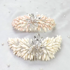 Tocado de Novia Azahares Navettes de Zirconias – GIRONA