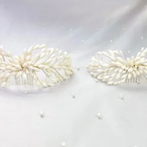 Tocado de Novia de Azahares de Cera – NÁPOLES
