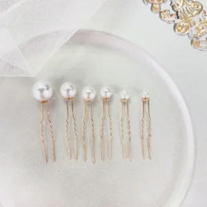 Tocado de Novia Horquillas de Perlas – HORQUILLAS PERLA