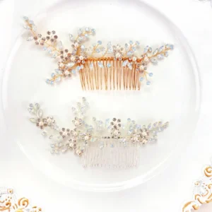 Tocado de Novia Navettes Florecitas Zirconias – SYDNEY 2