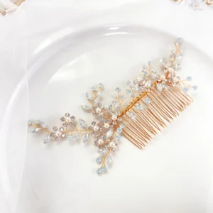 Tocado de Novia Navettes Florecitas Zirconias – SYDNEY 2