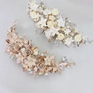 Tocado de Novia Perlitas Zirconias Flexible – BELMONTE