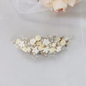 Tocado de Novia Perlitas Zirconias Flexible – BELMONTE